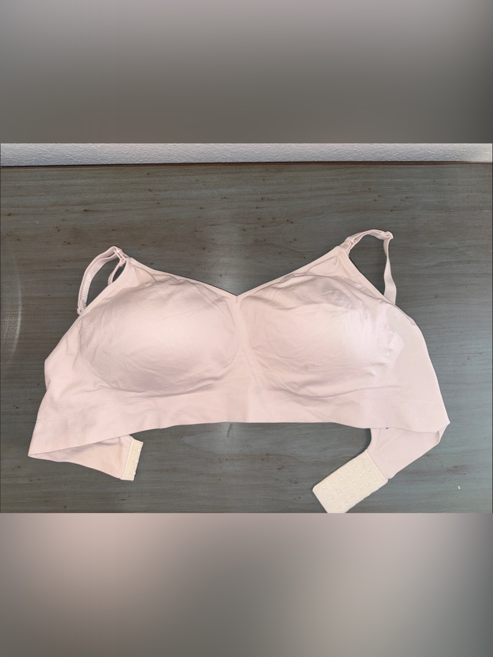 Auden Wireless Light Pink Seamless Nursing Bra